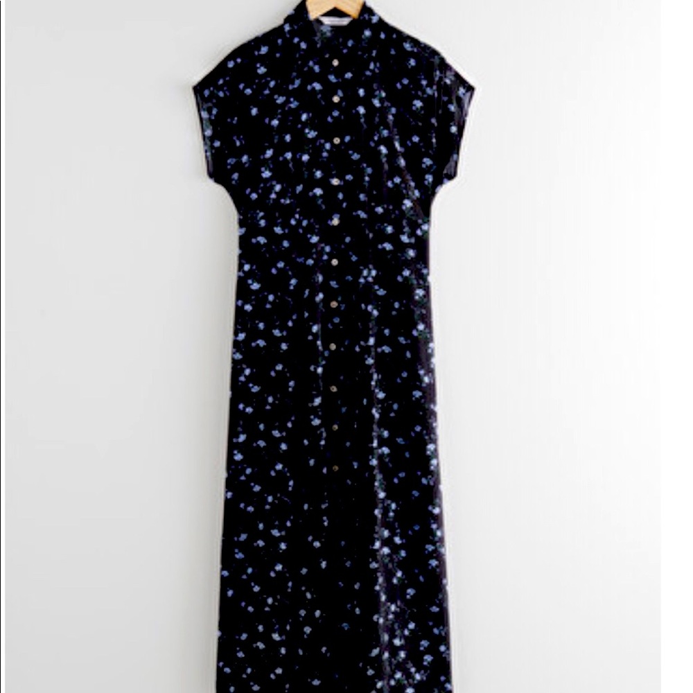 Relaxed Midi Shirt Dress